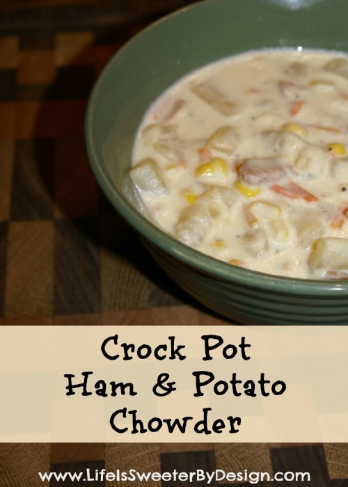 Crock Pot Ham and Potato Soup