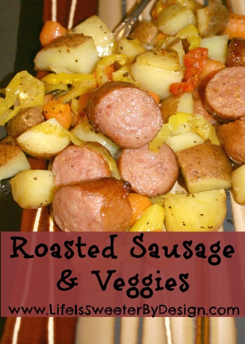 Roasted Sausage and Vegetables