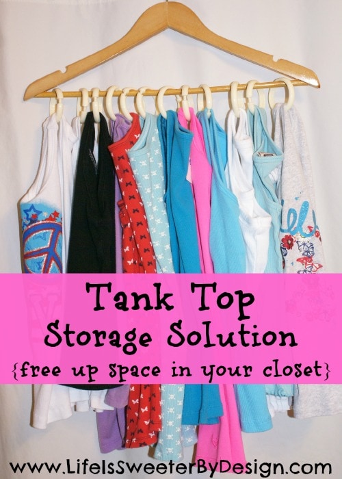 Tank Top Storage