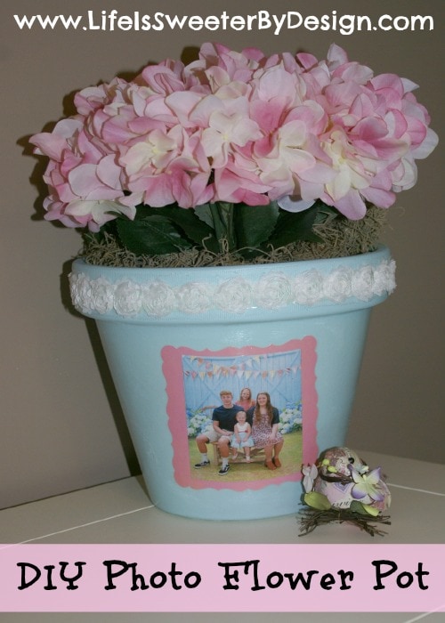 DIY Photo Flower Pot