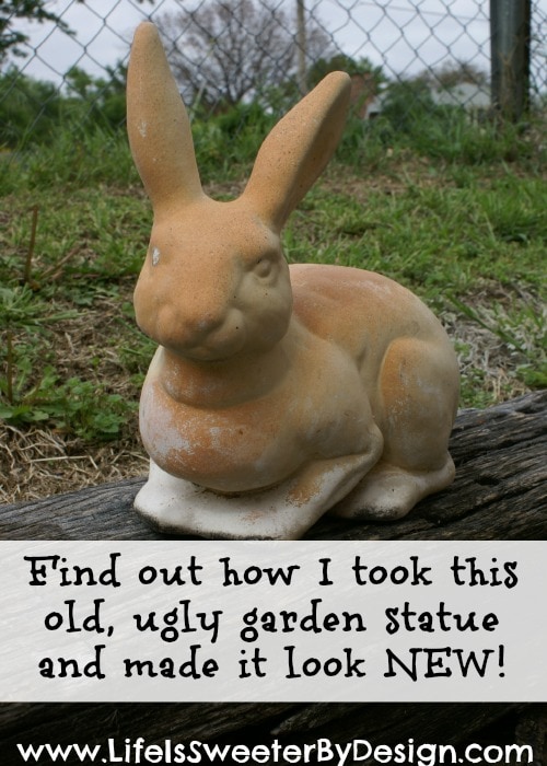 garden statue redo